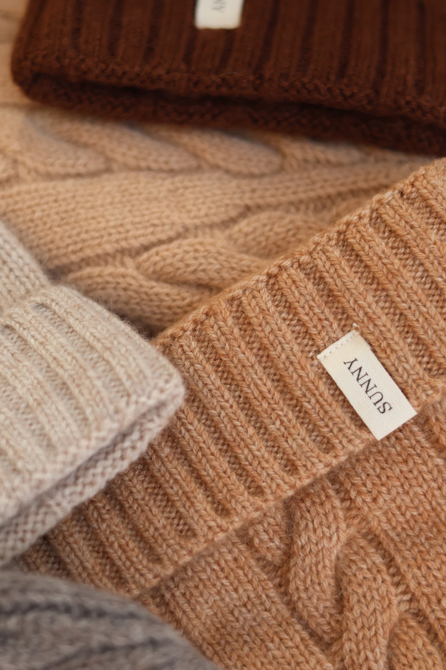 Cable beanies baby/kids