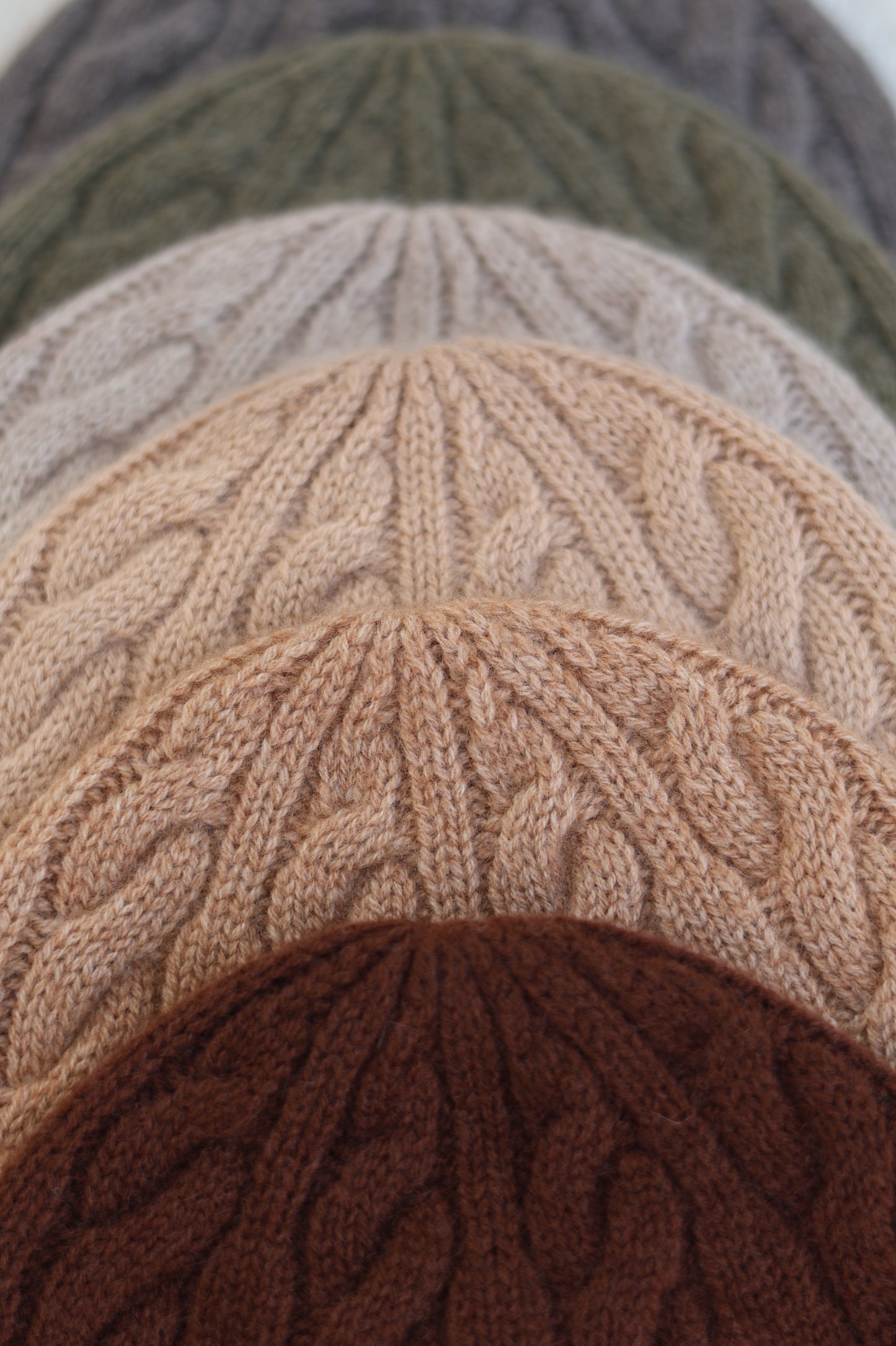 Cable beanie unisex onesize