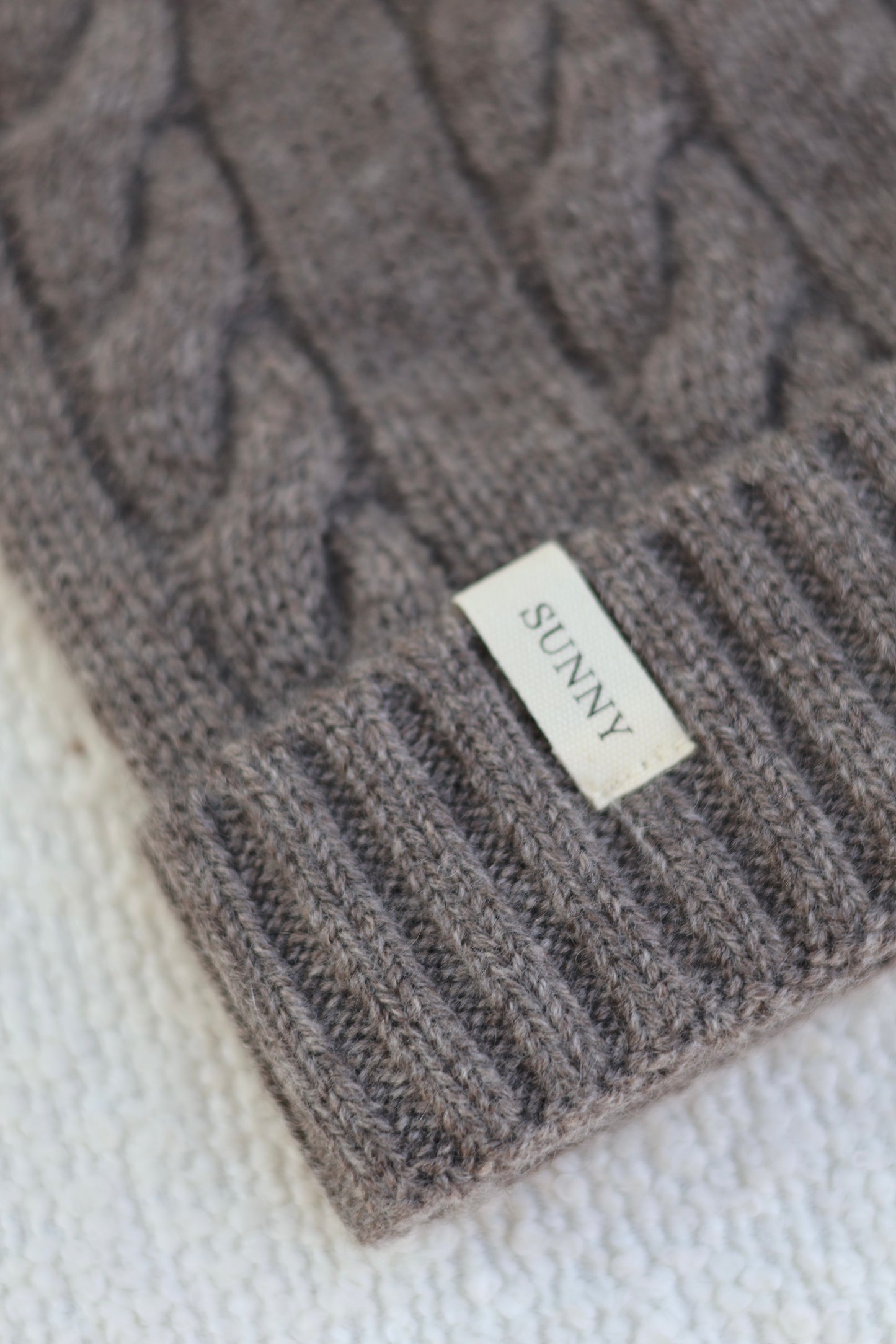 Cable beanie unisex onesize