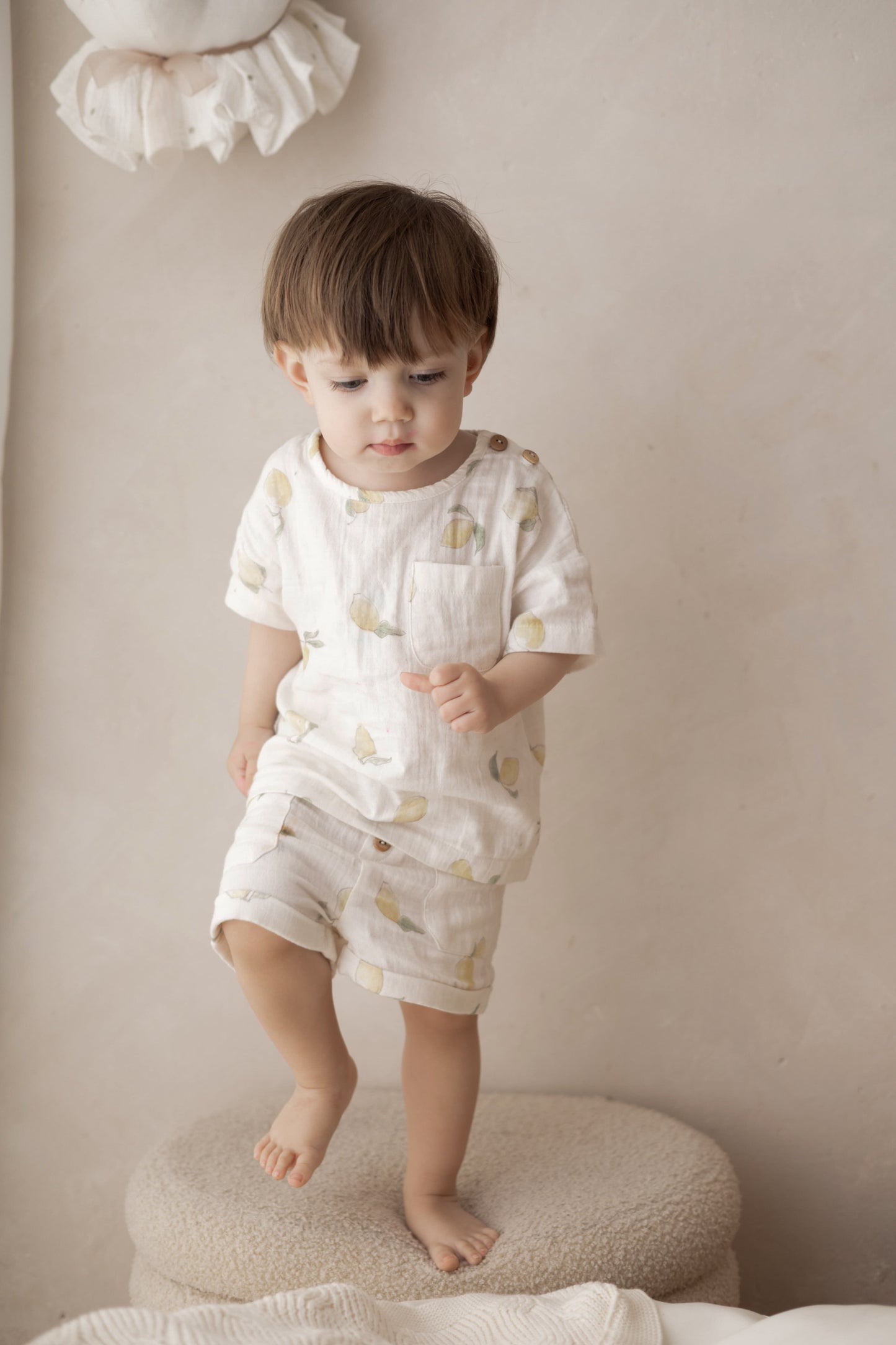 lemon crush set - Shorts & Shirt