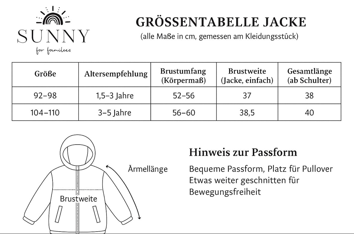 Cordwinterjacke „SUNNY“