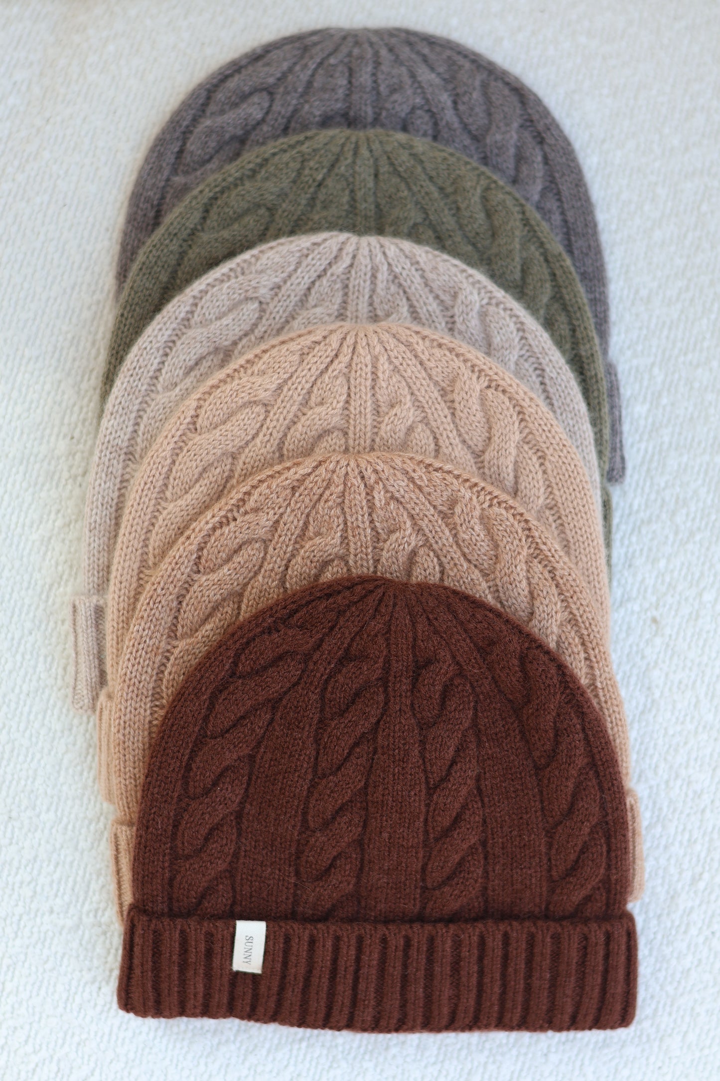 Cable beanie unisex onesize